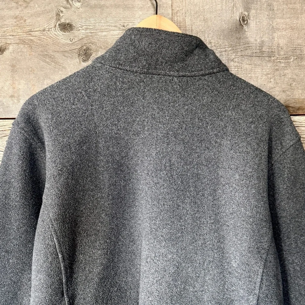 LL Bean Mens Polartec Trail Fleece Full-Zip Jacket L Gray Hike Gorpcore Outdoor‎